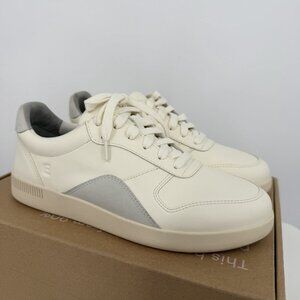 Everlane ReLeather® Court Sneaker size 7.5 Women's Lace-up Shoes Off-White